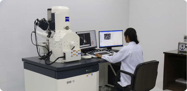Scanning Electron Microscope (SEM) & Energy Dispersive Spectroscopy (EDS) (EVO 18)
